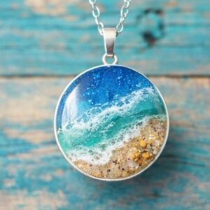 Made to Order Memorial Necklace – Handmade Pendant cremation ashes~pet loss